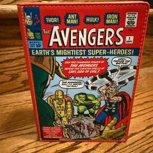 NWT - Disney Parks Avengers Marvel Comic Book Loungefly Crossbody Purse